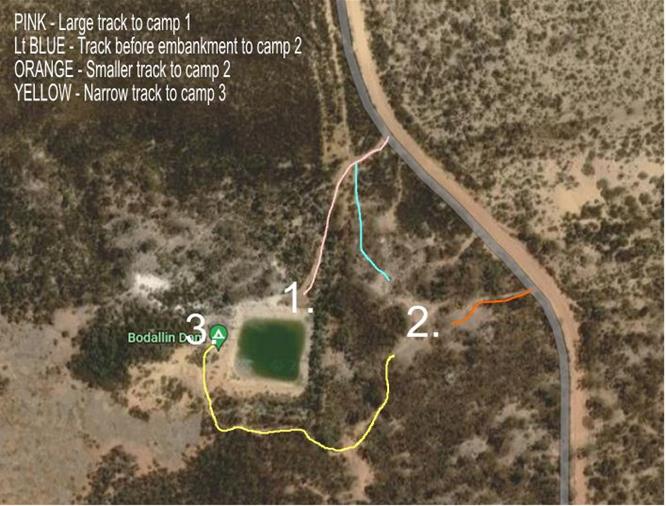 Bodallin dam mud map 2